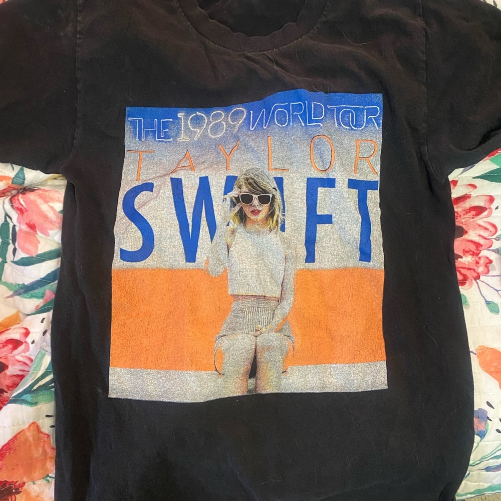 1989 World Tour Kids Black T-Shirt